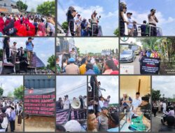 Warga parung melakukan aksi damai diduga adanya prostitusi terselubung